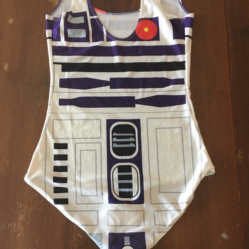 R2 D2 one piece bathing suit
